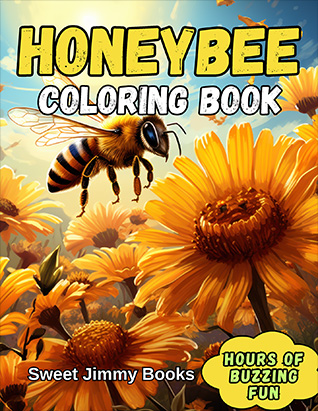 Cover for the Honeybee Coloring Book